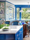 Cobalt Blue Kitchen Cabinets
