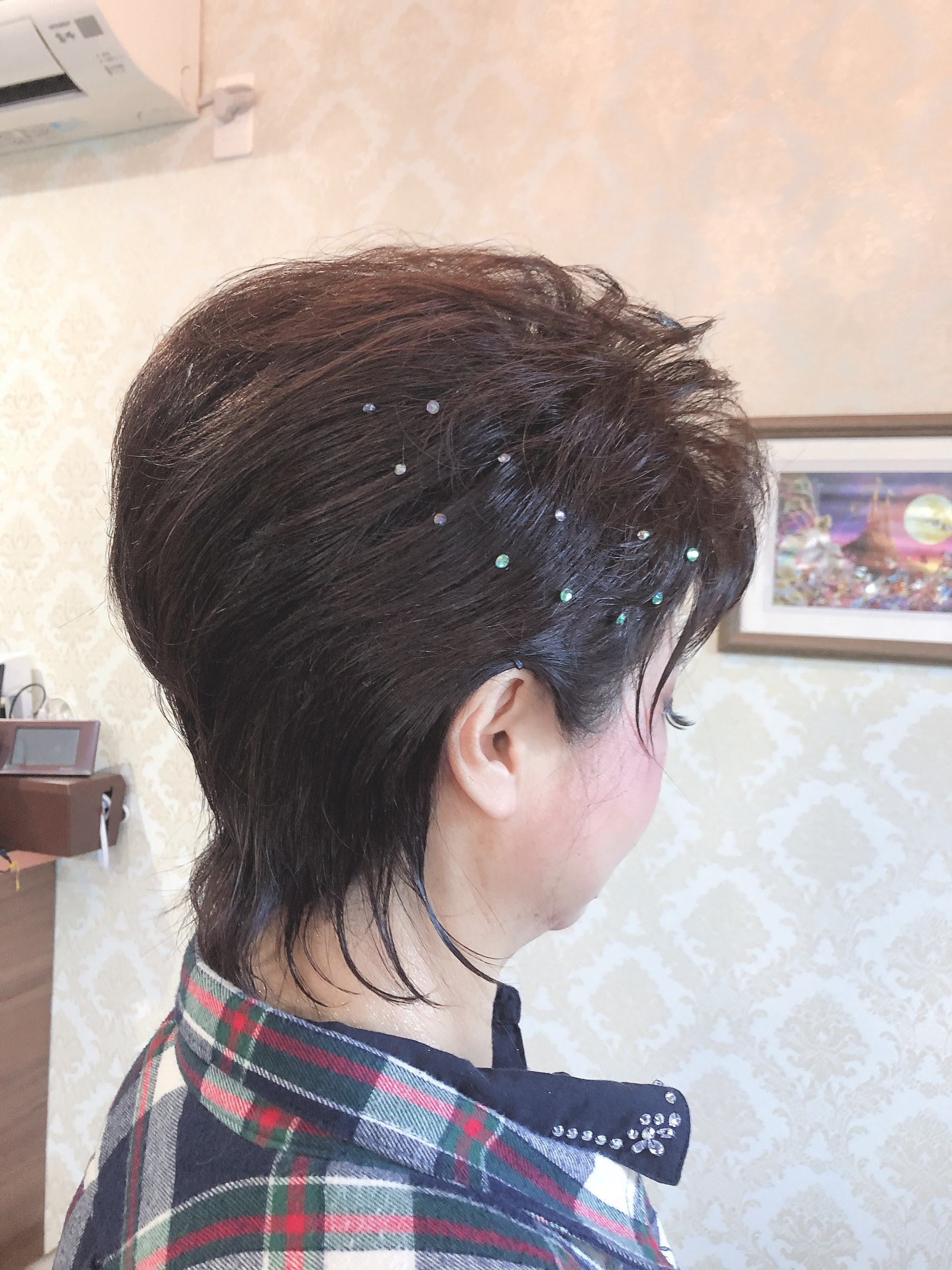 社交ダンスショートヘアアレンジ Tsukka