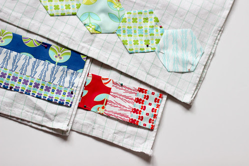 Color Me Retro Tea Towels by Jeni Baker