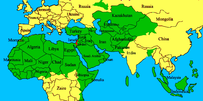 Israel World Map