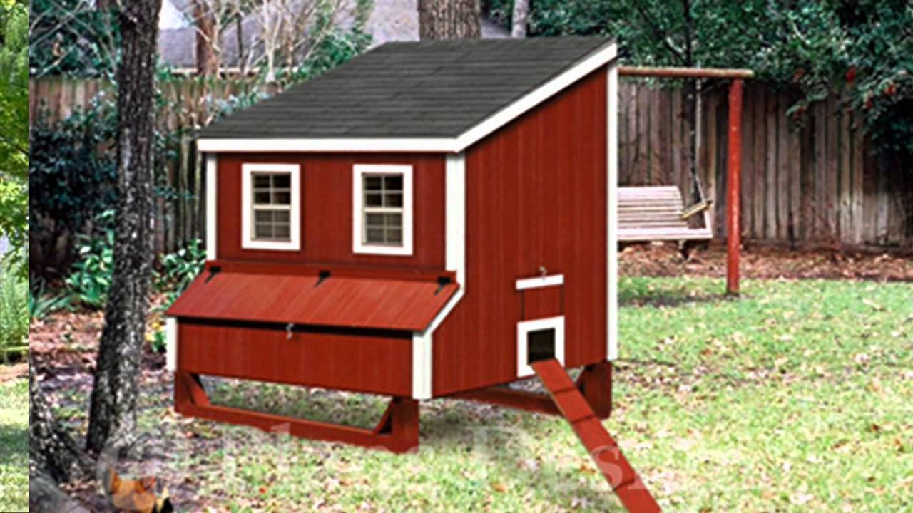 Chicken Coop Plans and Hen House Style Design - Color of ...