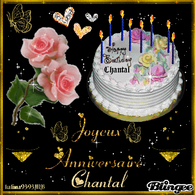 Joyeux Anniversaire Chantal Gros Bisous Picture 7557 Blingee Com