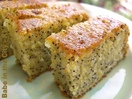 Orange Poppy Seeds Cake