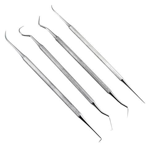 Stainless Steel Dental Picks - Probes - Carver Picks -