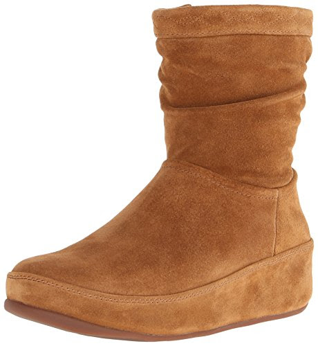 FitFlop Women's Zip Up Crush Suede Boot