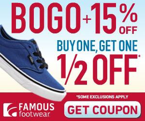 famous footwear coupon Archives - Frugal Fritzie