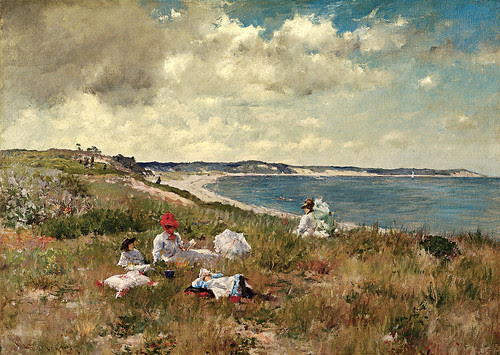 William Merritt Chase - Idle Hours [c.1894] by Gandalf's Gallery