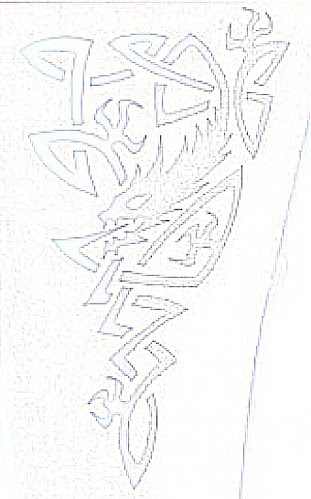  I admire people who have tattoos.tribal drawing are my favorites.