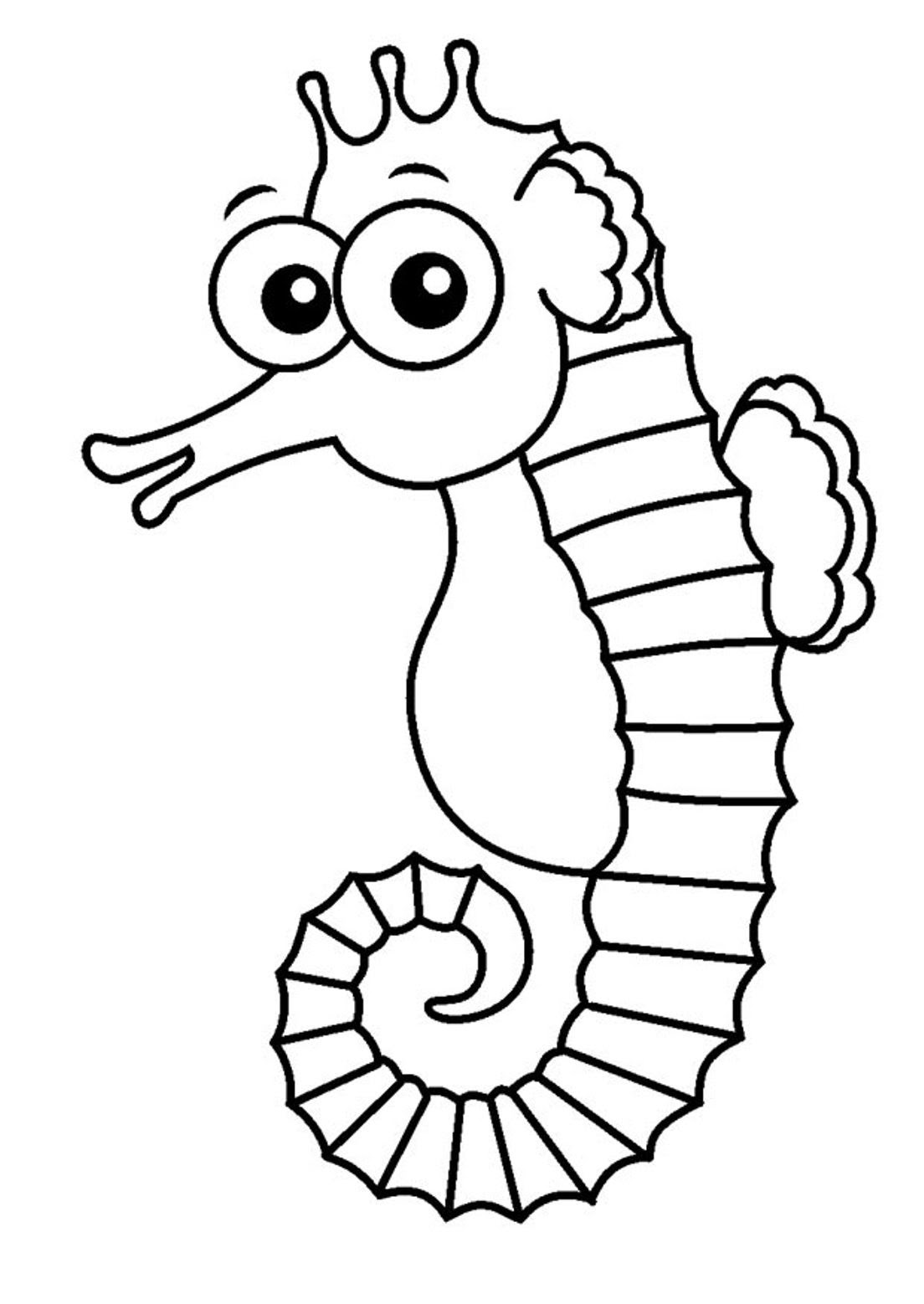 Seahorse Coloring Pages To Print at GetDrawings | Free ...
