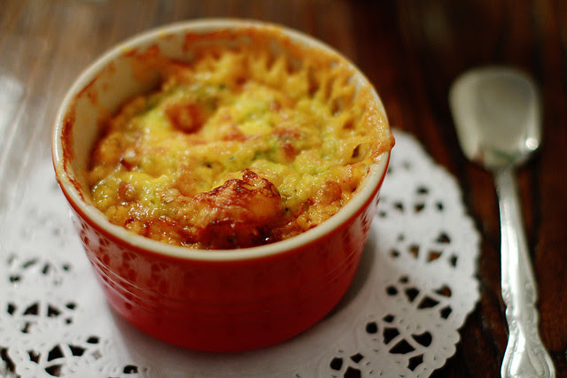 Cheesy Baked Broccoli Egg with Cheese