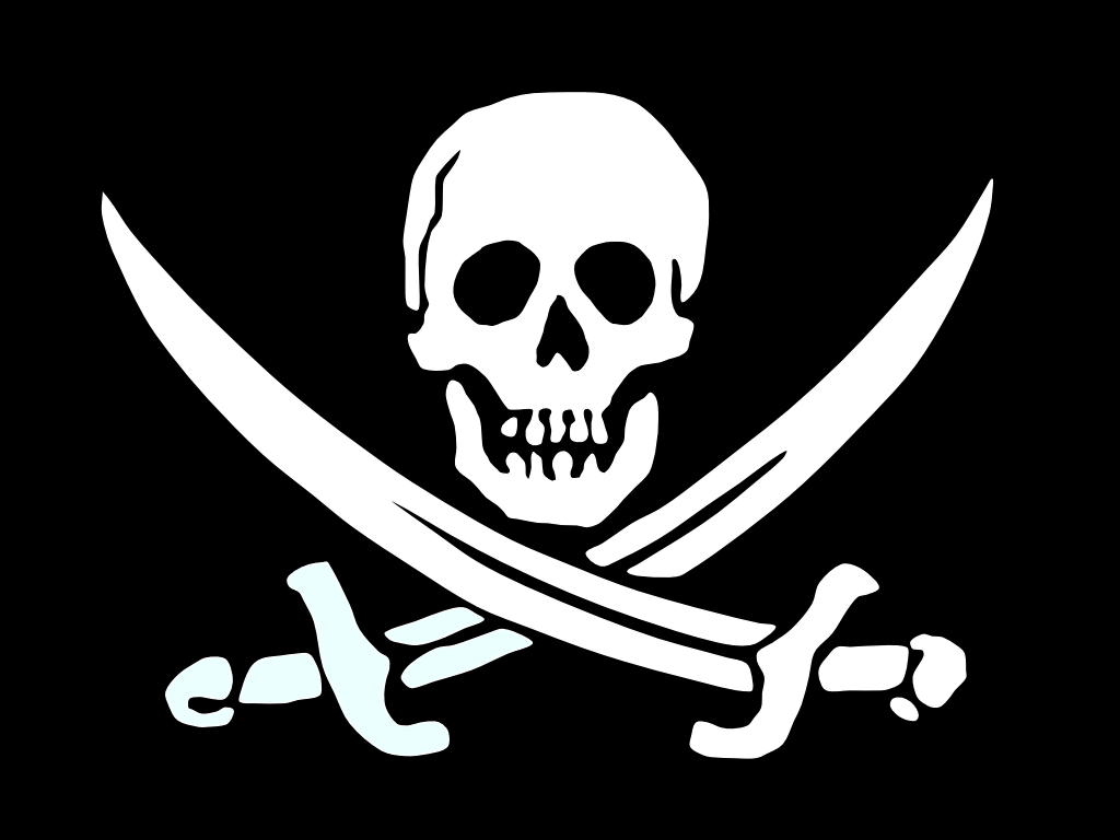 Coloriage Drapeau De Pirate à Imprimer Et Colorier