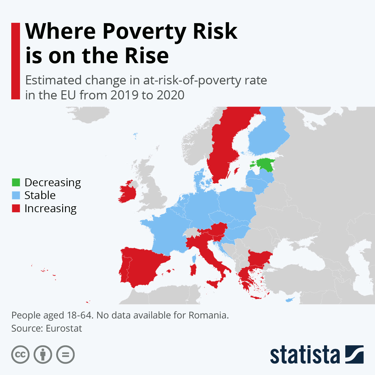 Chart Where Poverty Risk Is On The Rise Statista