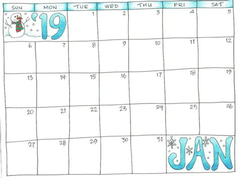  blank calendar template for kids 4 templates example templates