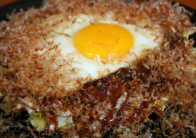 Midnight Special Okos - pork, squid, prawn okonomiyaki