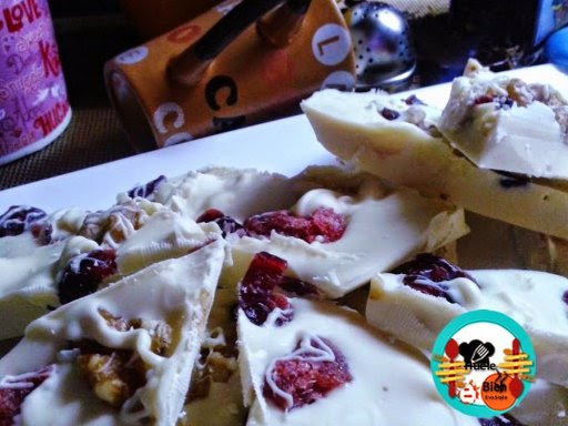 Postres con chocolate blanco