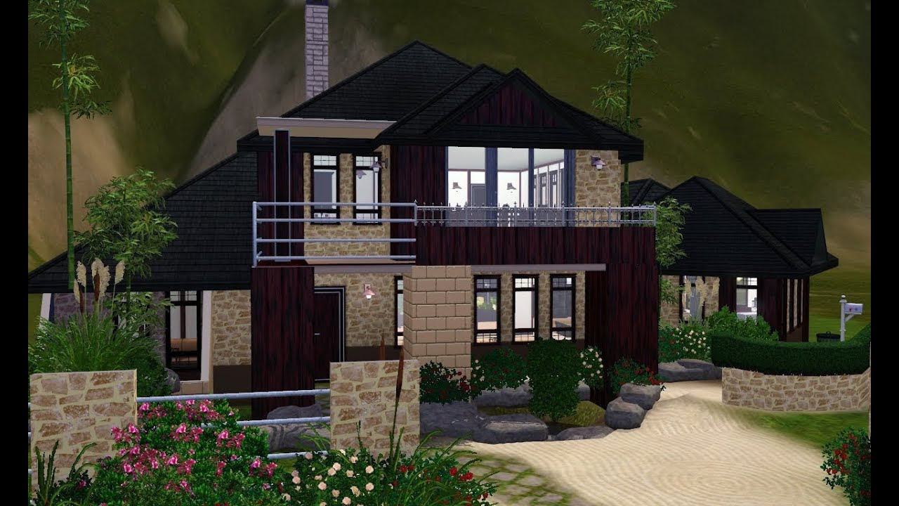 The Sims 3 House Designs - Asian Inspired - YouTube