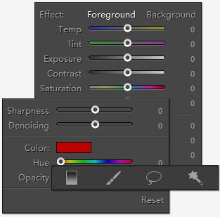 Regional Edit UI