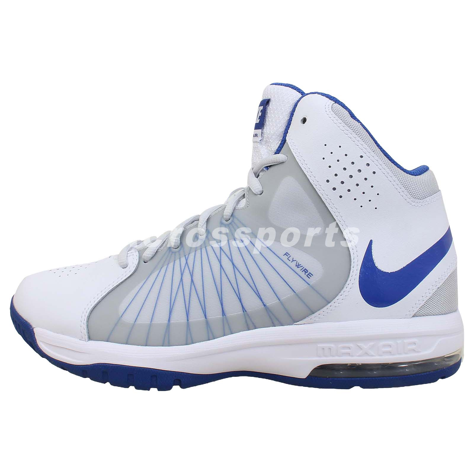 ... Nike Air Max Actualizer II 2 White Blue Flywire 2014 Mens Basketball