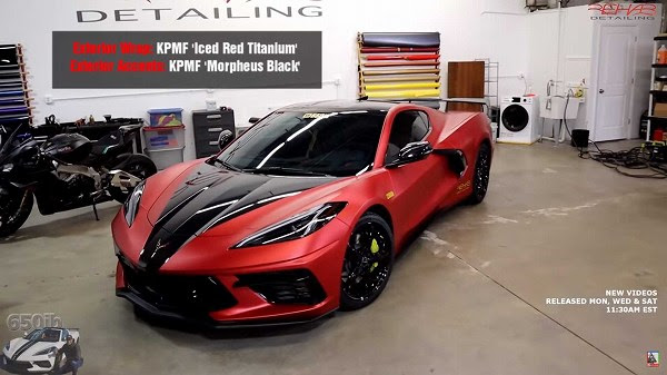 フルモデルチェンジ版 シボレー新型 コルベットc8 を早くも2トーンカラーラッピングしてみた まさかアメ車がここまでの姿に変貌するとは 動画有 Creative Trend
