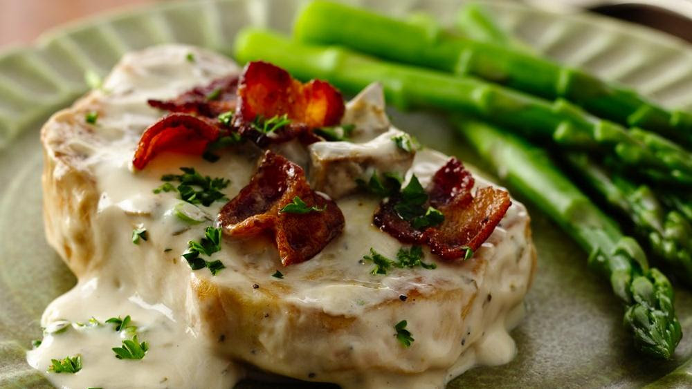 Creamy Mushroom Pork Chops recipe from Pillsbury.com