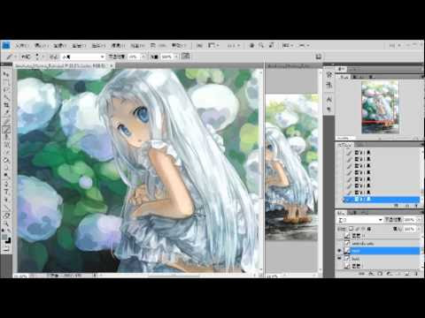 神絵師のメイキングを参考にビニール傘描いたよ はじめましての After Effects