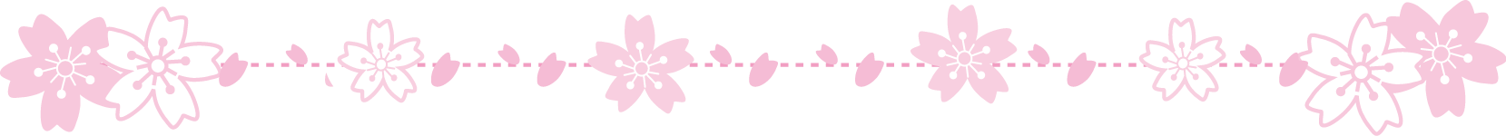 飾り枠 ライン 無料イラスト素材 桜