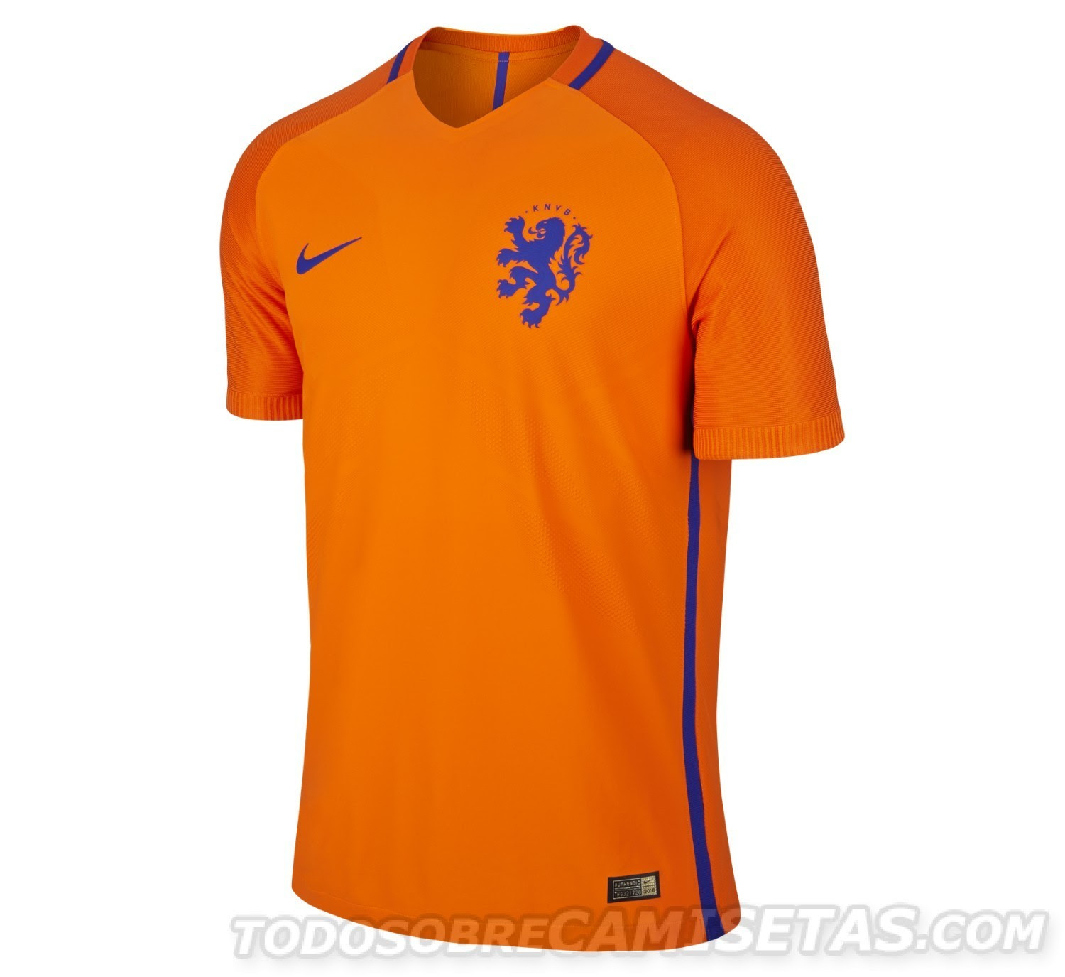 オランダ代表 16年nike新ユニフォーム ホーム アウェイ 発表 ユーロ予選敗退の影響か プロモーションは行われず Football Shirts Voltage Com サッカー各国代表 クラブユニフォーム