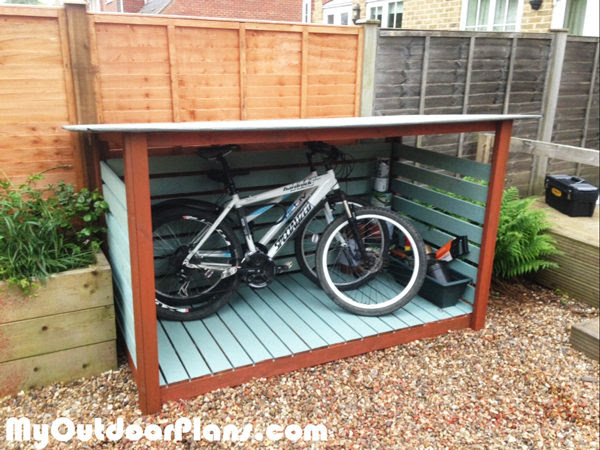 DIY Bike Shed | MyOutdoorPlans | Free Woodworking Plans ...