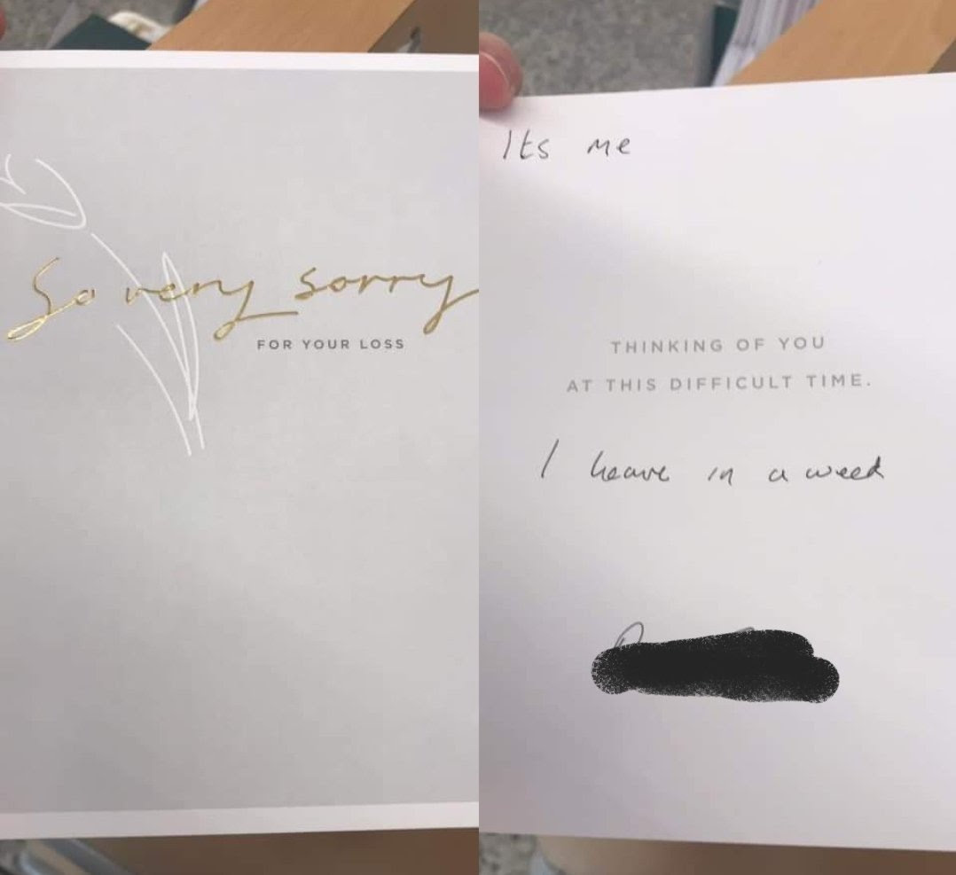 Turns Out That People Quitting Their Jobs With Condolence Cards Is Really A Thing And It S Hilarious