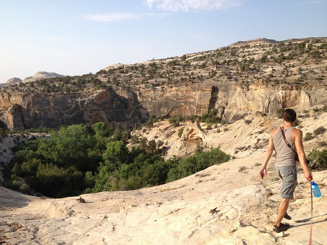 Hiking in to Upper Calf Creek