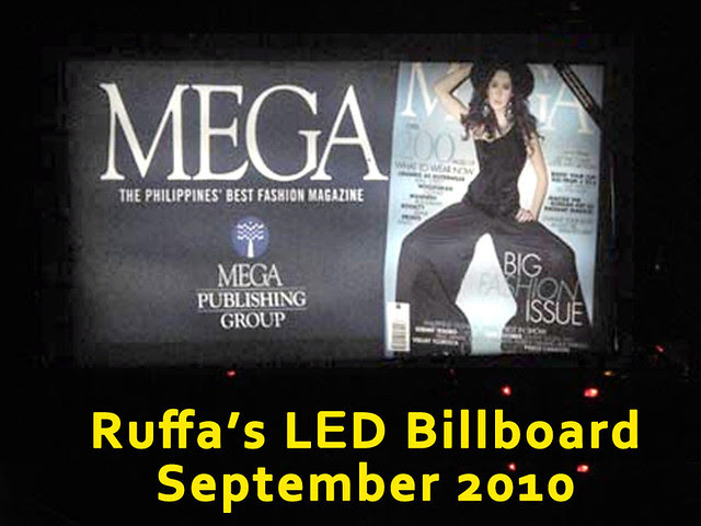 Ruffa Gutierrez LED Billboard for MEGA SEPT2010 by MsRuffa