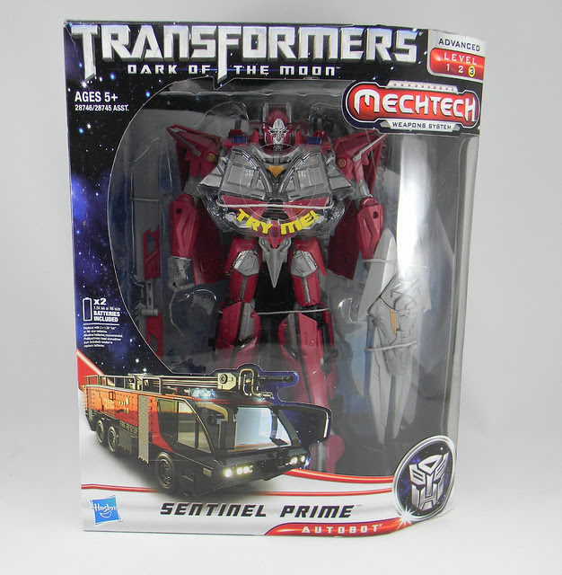 Transformers Sentinel Prime Dark of the Moon Leader - caja