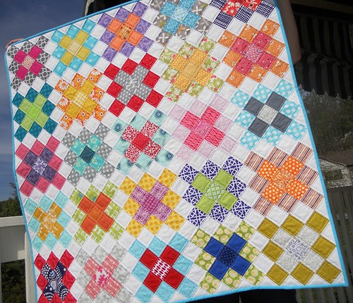 Granny Squares baby quilt