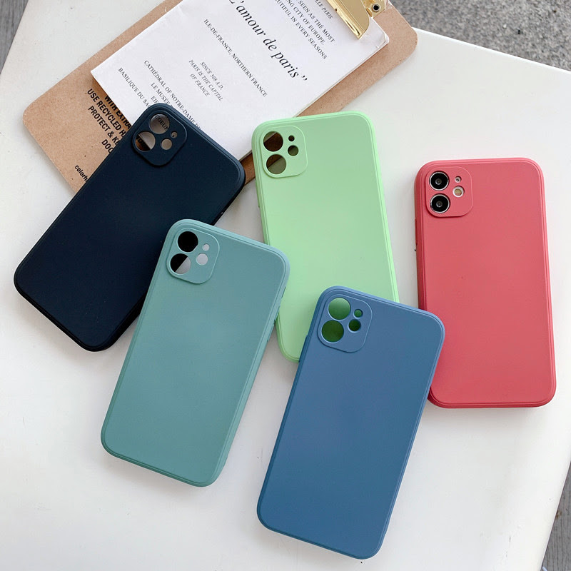 New Design Square Edge Fashion Liquid Silicone Rubber Soft Bumper Case For Iphone 11 Pro Max X Xs Xr 7 8 Plus Phone Cover Buy For Iphone 11pro Case Square Silicone Phone