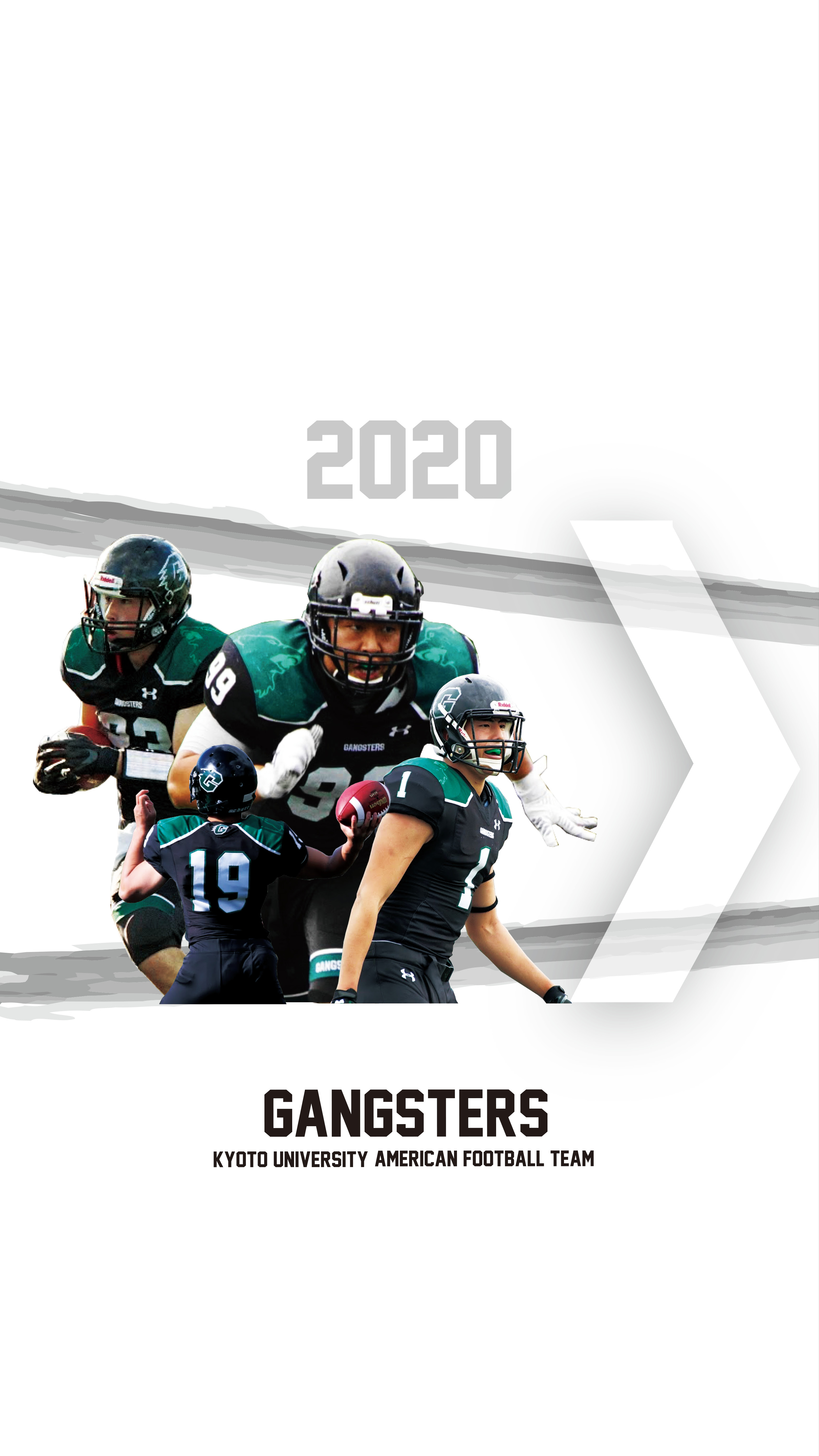 Gangstersオリジナル スマホ壁紙 ビデオ会議背景画像 提供開始のお知らせ 京都大学アメリカンフットボール部 Gangsters