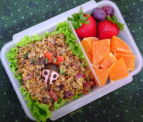 Ladybug Fried Rice Bento by sherimiya ♥