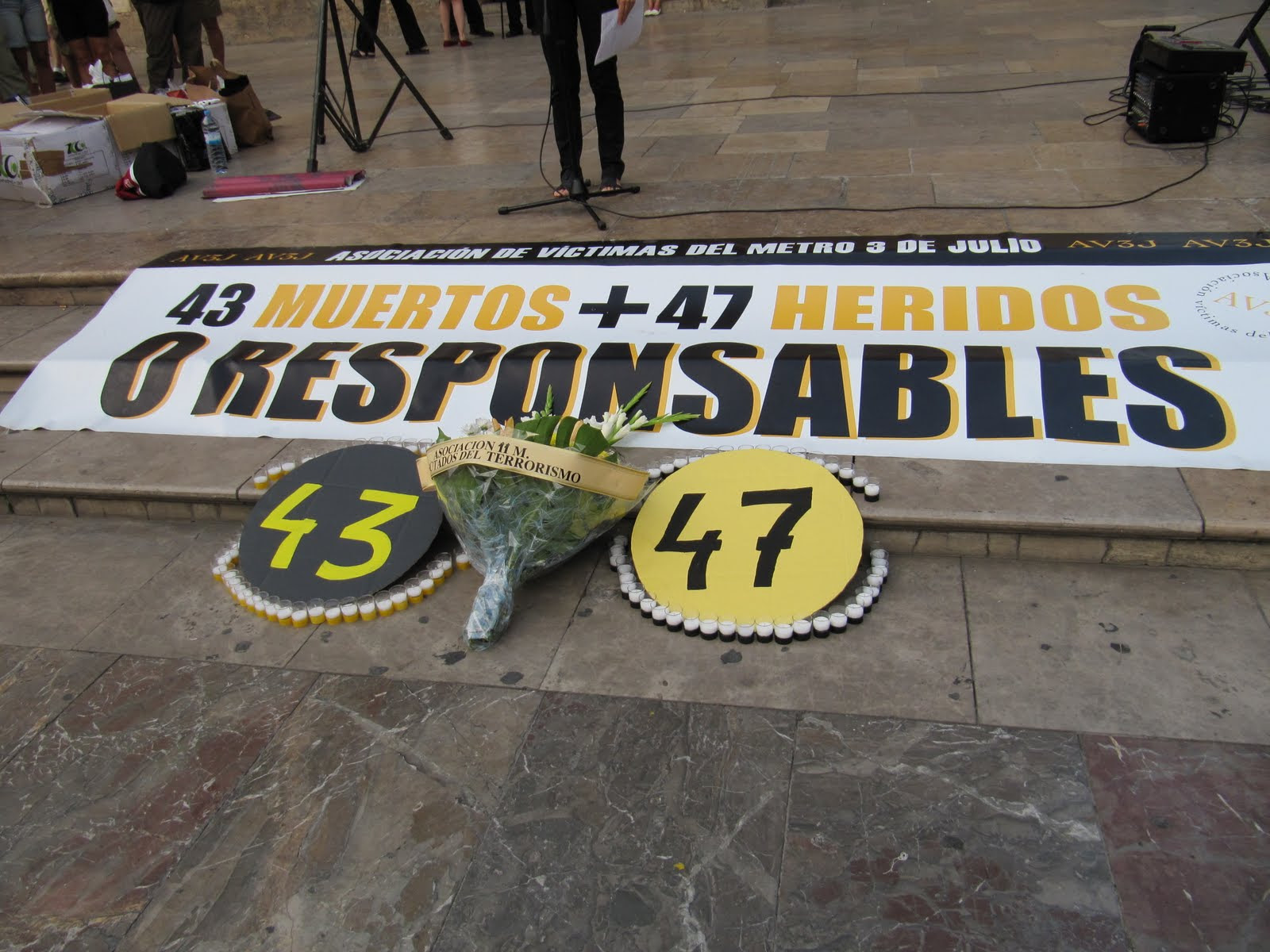 Resultado de imagen de 40 muertos 47 heridos cero responsables