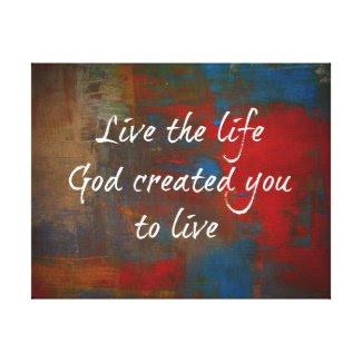 Christian Quote Canvas