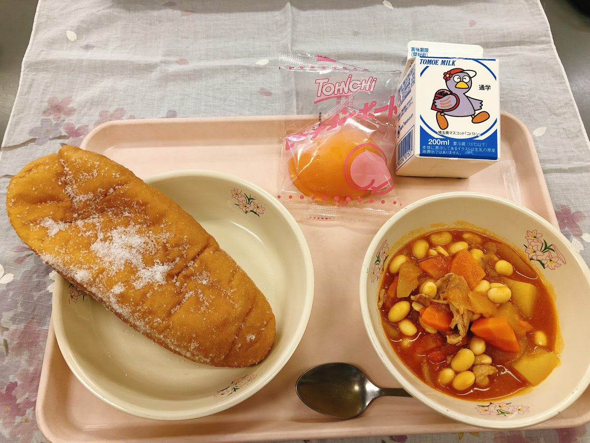 揚げパン 川口市立並木小学校