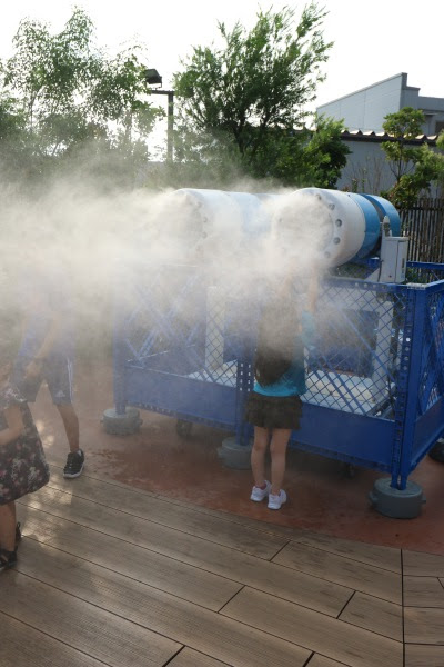 グランツリー武蔵小杉の屋上庭園 ぐらんぐりんガーデン の ドライミスト噴射機 グランツリー武蔵小杉 武蔵小杉ブログ 武蔵小杉ライフ 公式ブログ