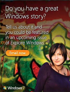 Do you have a great Windows story? Email now.