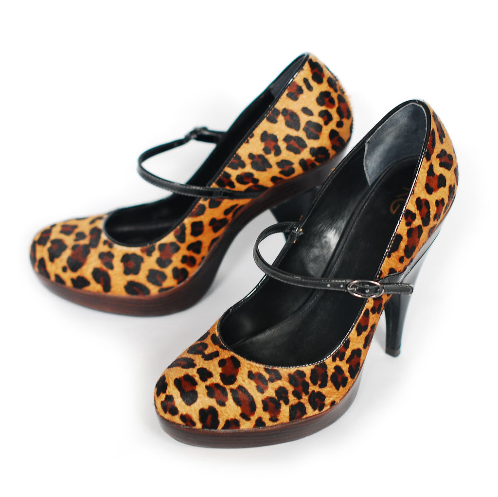 Leopard heels