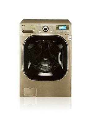 LG WM3885HCCA 27 4.8 cu. Ft. Front-Load Steamwasher - Chardonnay