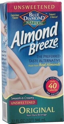 Did you even know you could make creamy, dreamy almond milk at home? Blue Diamond Original Almond Breeze Unsweetened Non-dairy