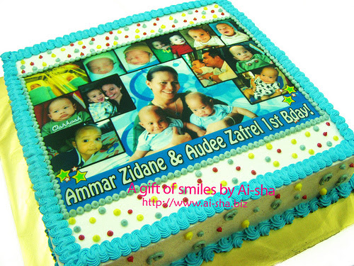 Birthday Cake Edible Image Ai-sha Puchong Jaya