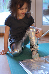 shinny leggings