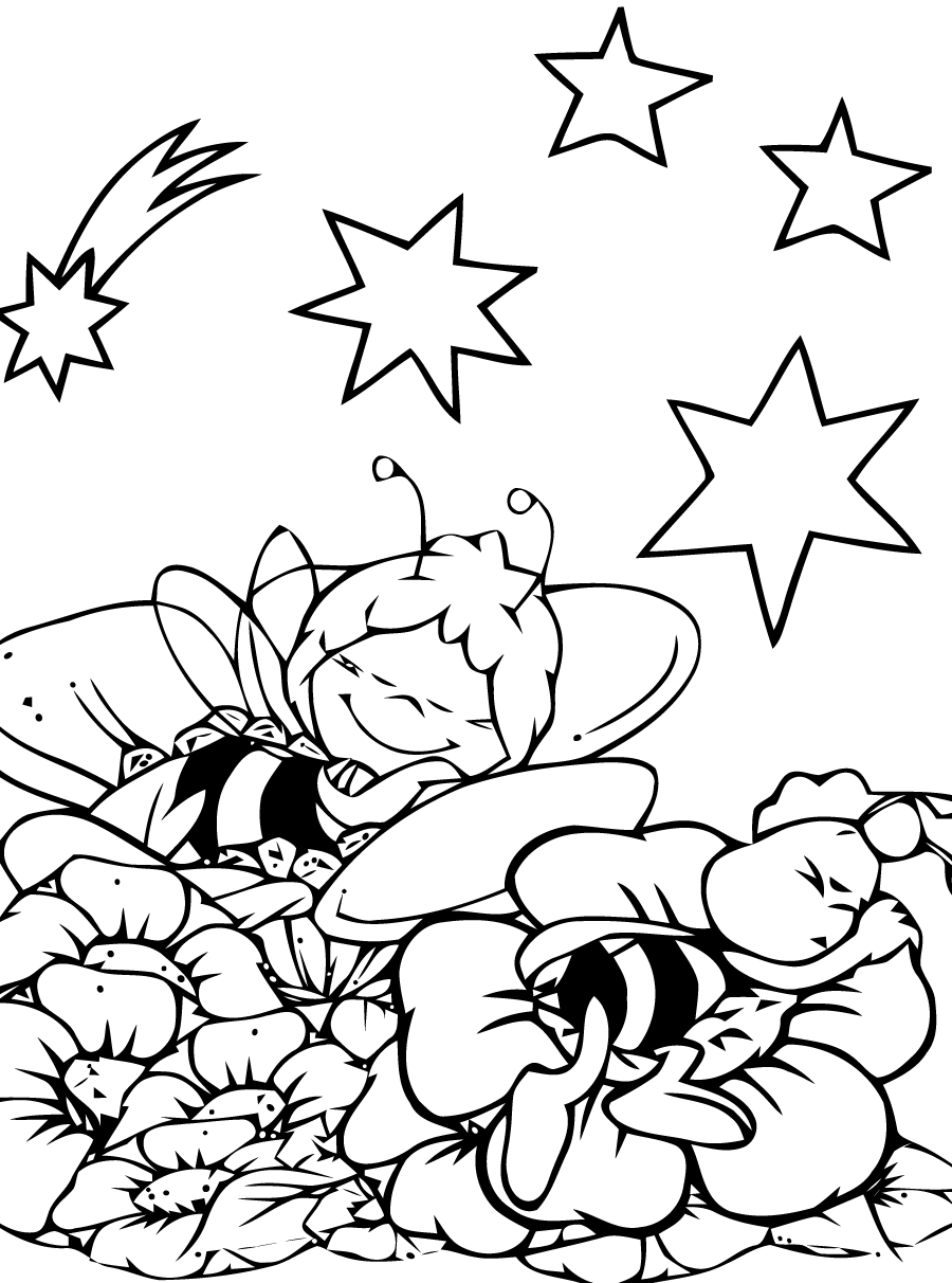 atelier de coloriage de ptitclic coloriage maya l abeille