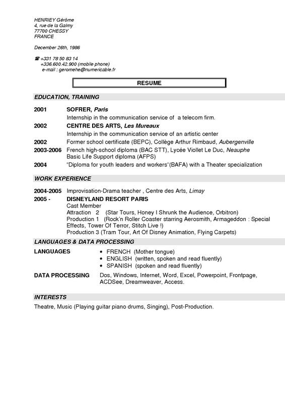 Lettre De Motivation Quick étudiant  Employment Application