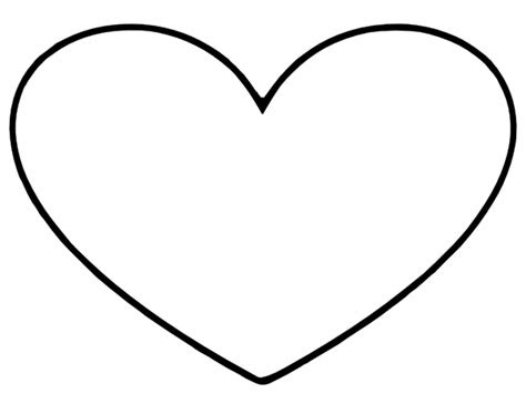  heart outline stencil clip art at clkercom vector clip art online