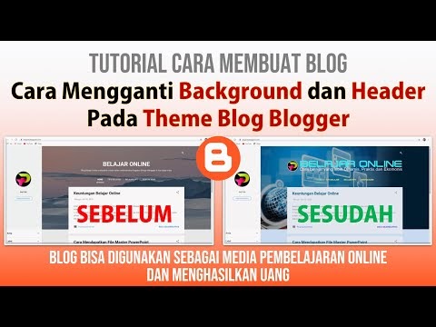 Tutorial Blog: Cara Ganti Header Background Blog di Blogger